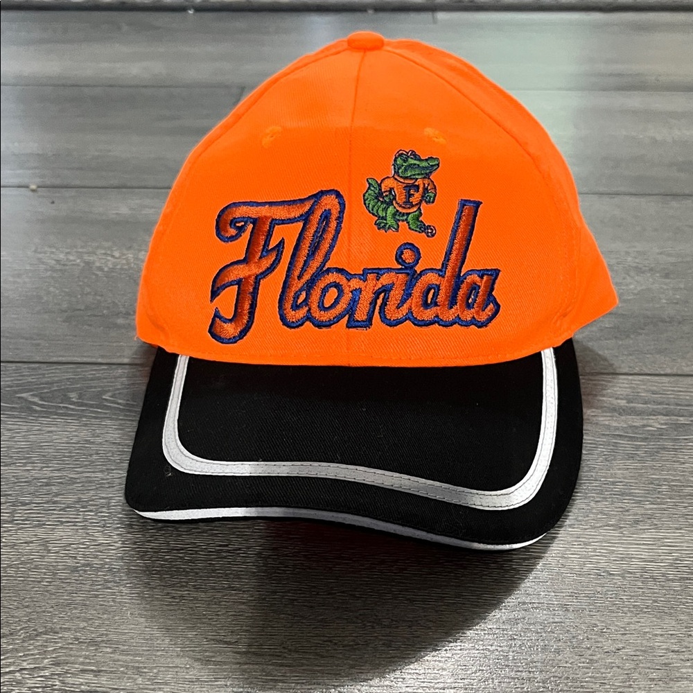 Orange and Black Florida Cap